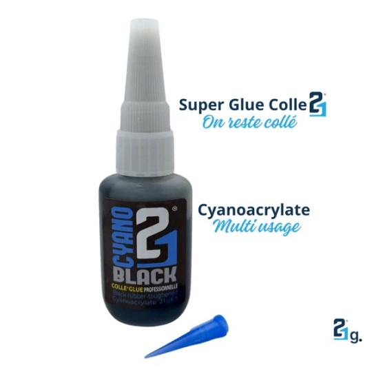 Colle 21 Cyanoacrylate noire 20g