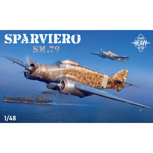 S.M. 79 Sparviero 1/48  WWII maquette 1/48 EDUARD ProfiPACK